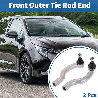 2 x Front Outer Tie Rod Ends for Toyota RAV4 (2006-2019)