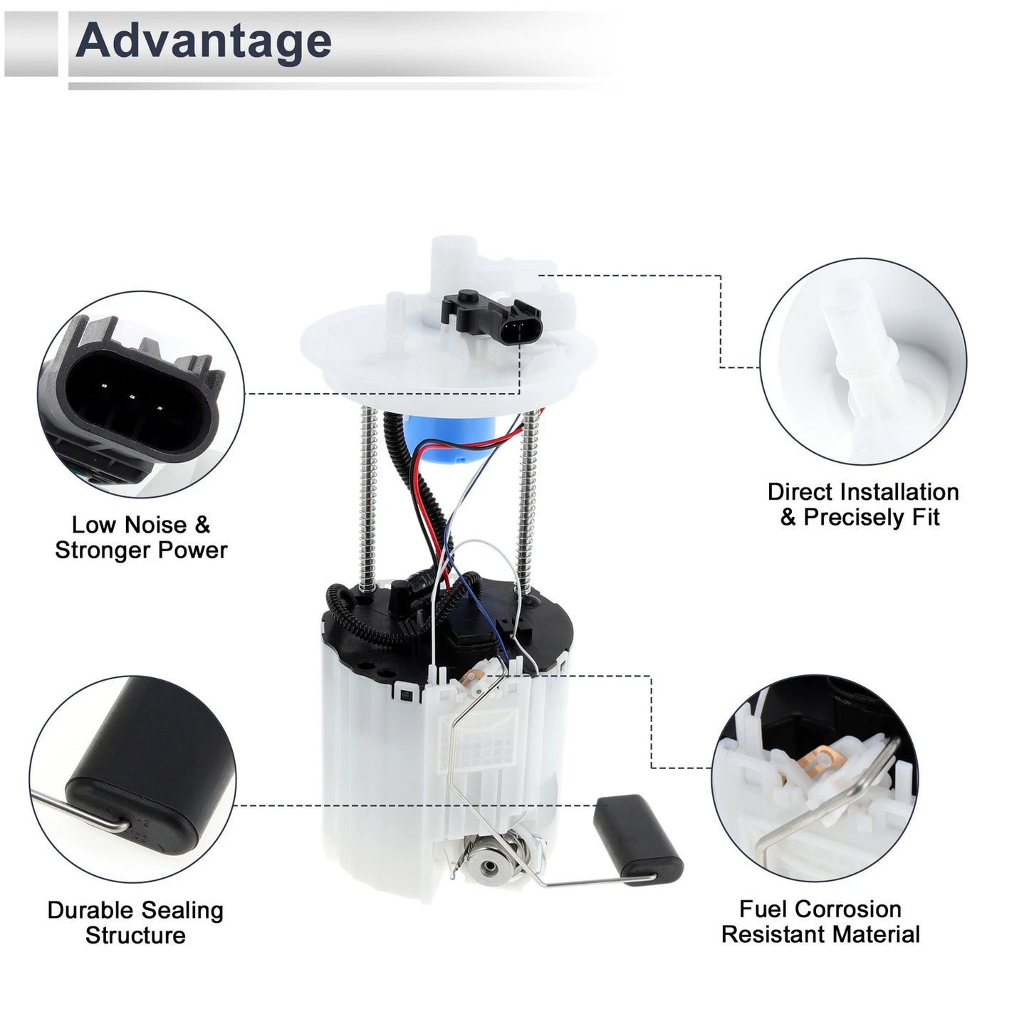 Fuel Pump Assembly for Chevrolet Cruze Eco/LT/LTZ (2011 - 2015)