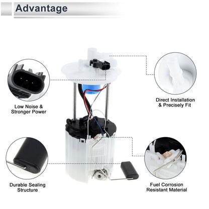 Fuel Pump Assembly for Chevrolet Cruze Eco/LT/LTZ (2011 - 2015)