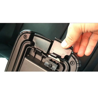 2 x Center Armrest Box Lock Covers for Mitsubishi Outlander (2006-2012)