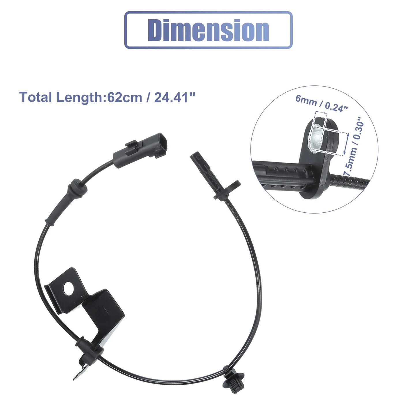 Front Left ABS Wheel Speed Sensor for Ford Fusion (2013-2020)