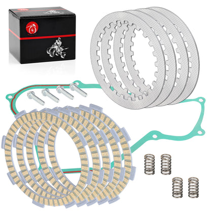 Clutch Friction Steel Plates w/ Gasket for Honda CR80/85 R RB (1983–2007)