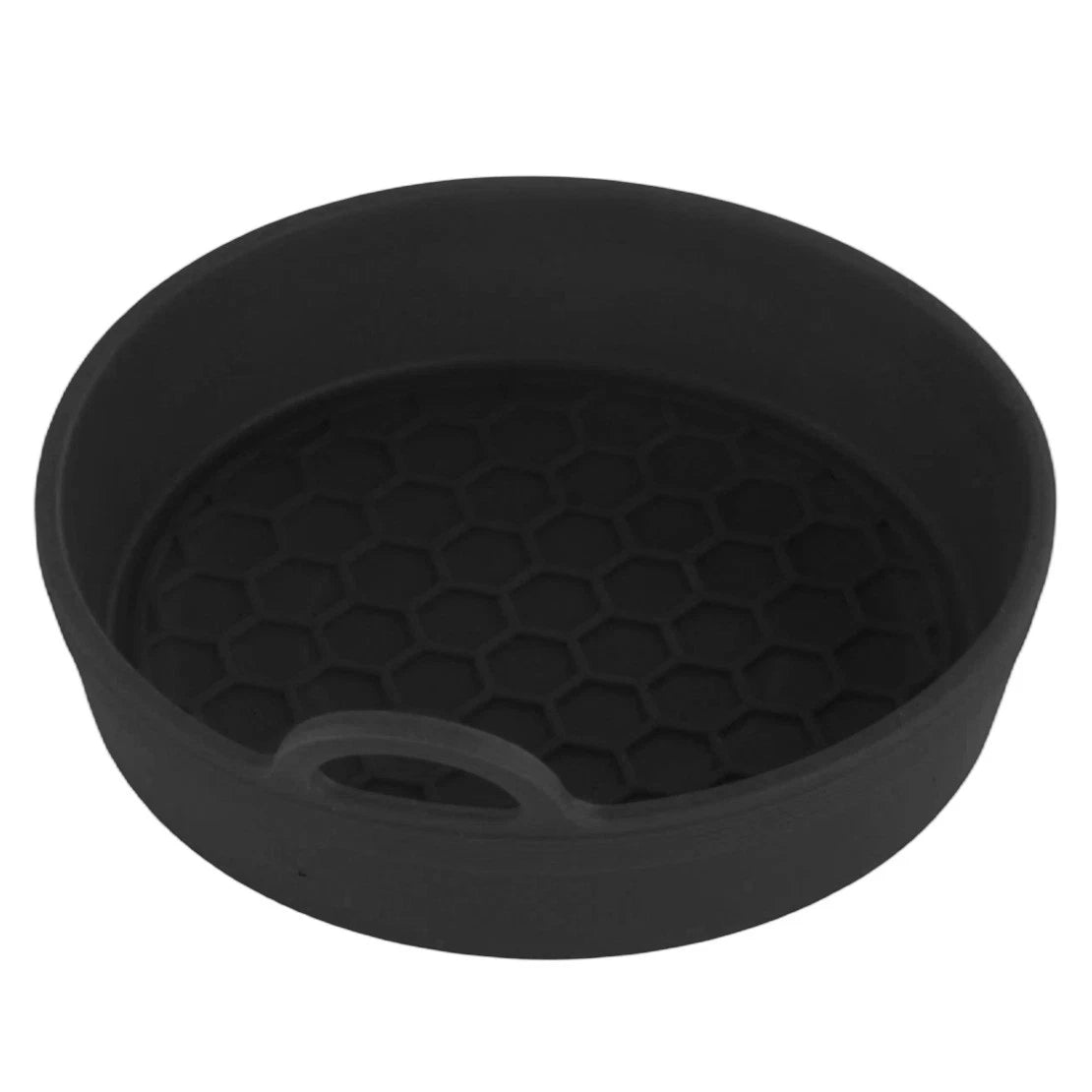 Black Silicone Car Cup Holder Insert Anti-Slip Coaster Mat for Vehicle