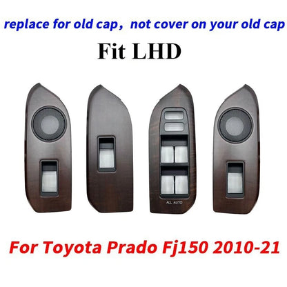 Door Window Switch Panel Cover / for Toyota Prado Fj150 (2010–2021)