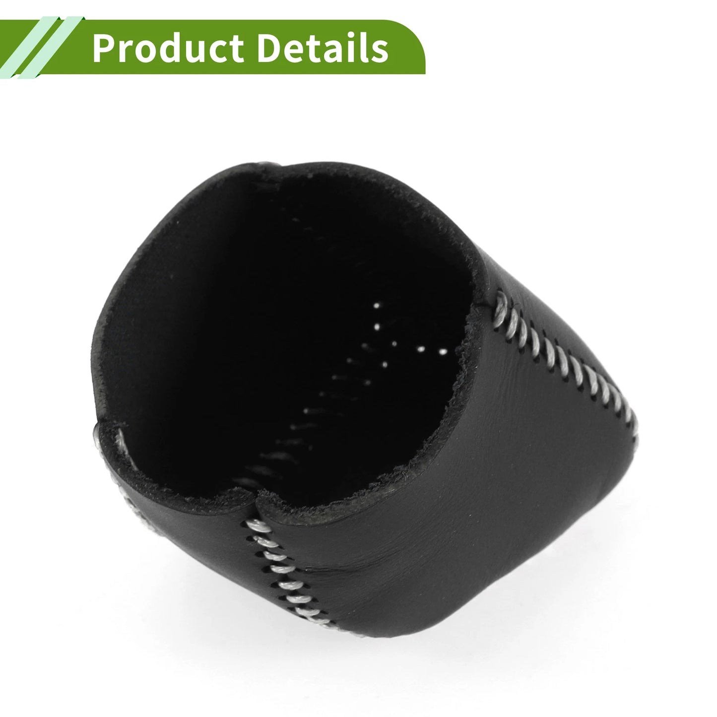 Car Gear Shift Knob Cover for Lexus RX350 (2023-2024) Black Gray Faux Leather