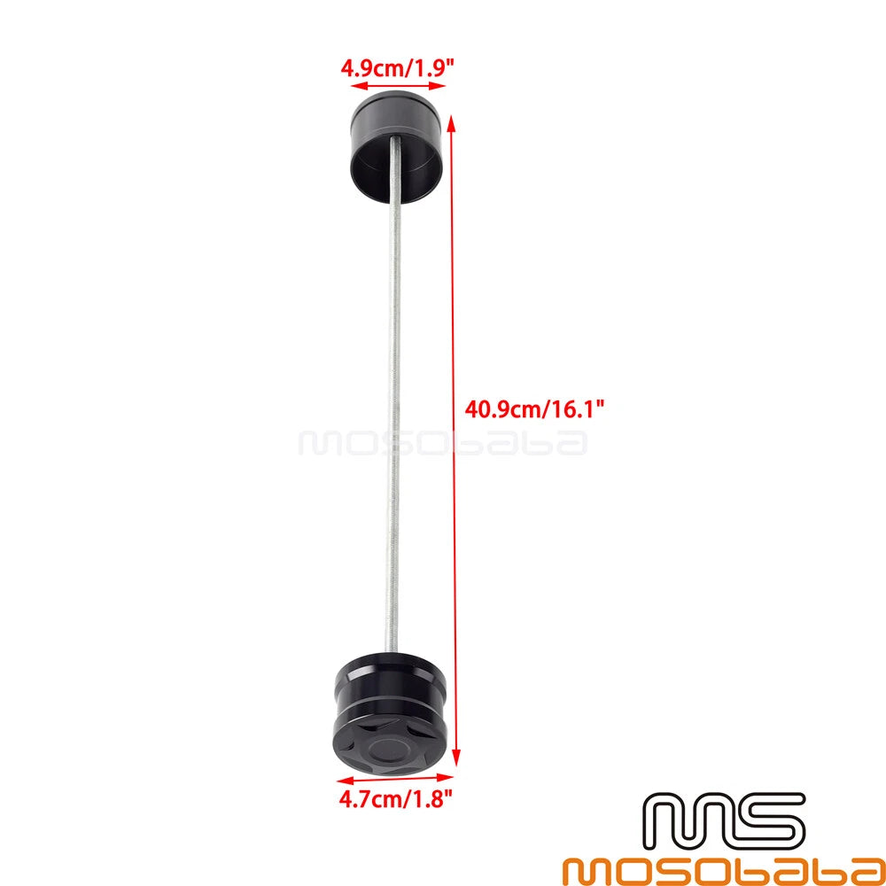 Black Wheel Axle Slider for Harley Nightster RH975 (2022-2023)
