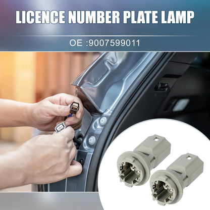 License Plate Lamp Socket for Scion TC 2005-2016 (Set of 2)
