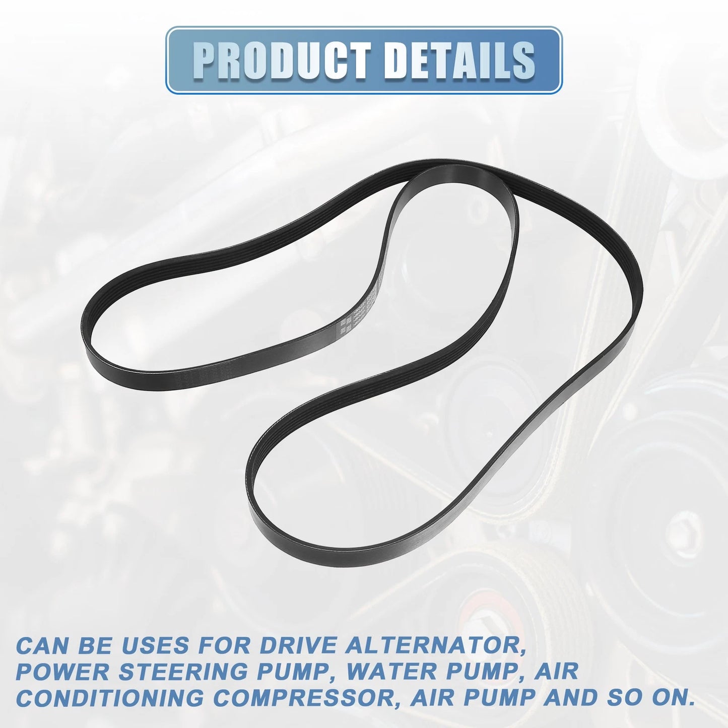 V-Ribbed Serpentine Drive Belt for Ford Ranger (2001-2011)
