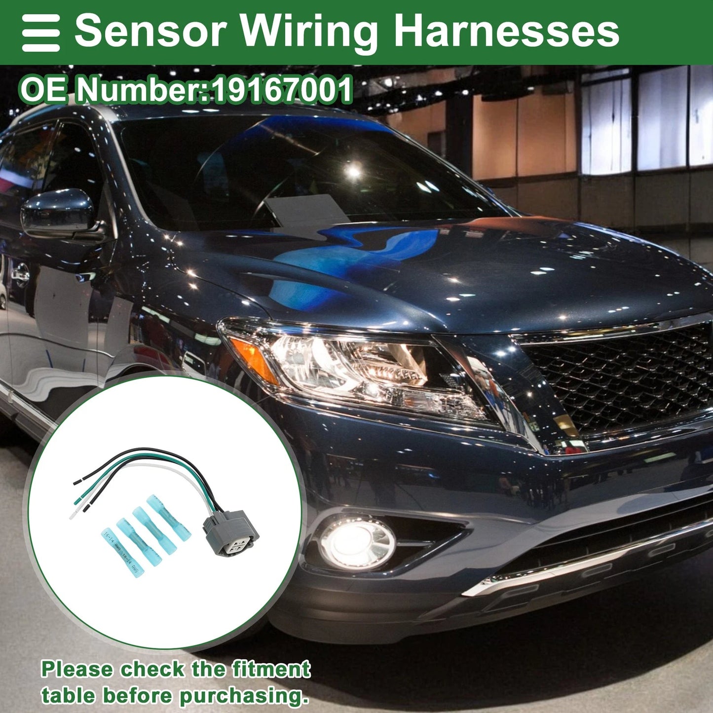 4 Pins Sensor Wiring Harnesses for CHEVROLET PRIZM (1998 - 2002)