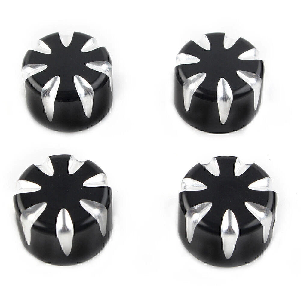 4 x CNC Motorcycle Engine Screw Topper Cover Caps for Harley 883