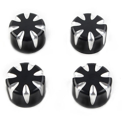4 x CNC Motorcycle Engine Screw Topper Cover Caps for Harley 883