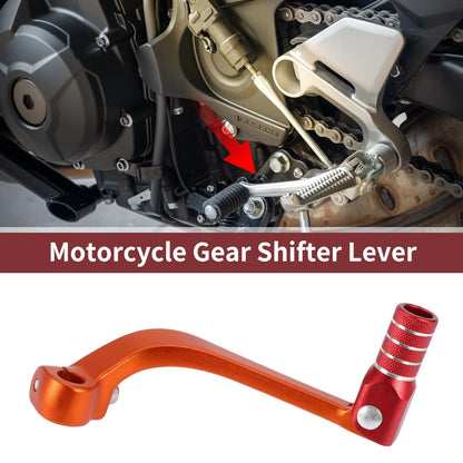 Folding Motorcycle Gear Shifter Lever for Honda CRF110F (2013-2018) Orange Red