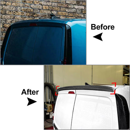 Glossy Black Rear Window Roof Spoiler for Volkswagen Caddy MK4 (2020-2023)