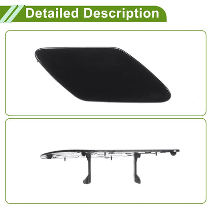 Right Washer Nozzle Cover Cap for Porsche Cayenne Black (2011-2014)
