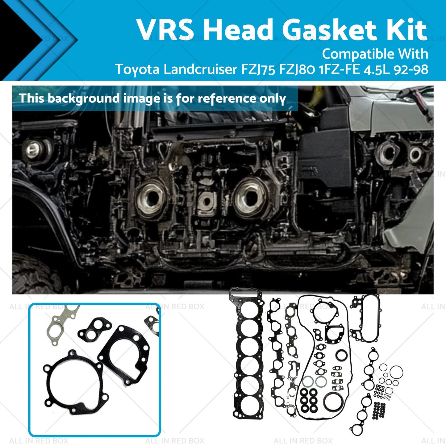VRS Head Gasket Kit for Toyota Landcruiser FZJ75 FZJ80 1FZ-FE 4.5 (92-98)