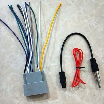 Stereo Radio Wiring Connector & Antenna Adapter for Chrysler Dodge Jeep RAM