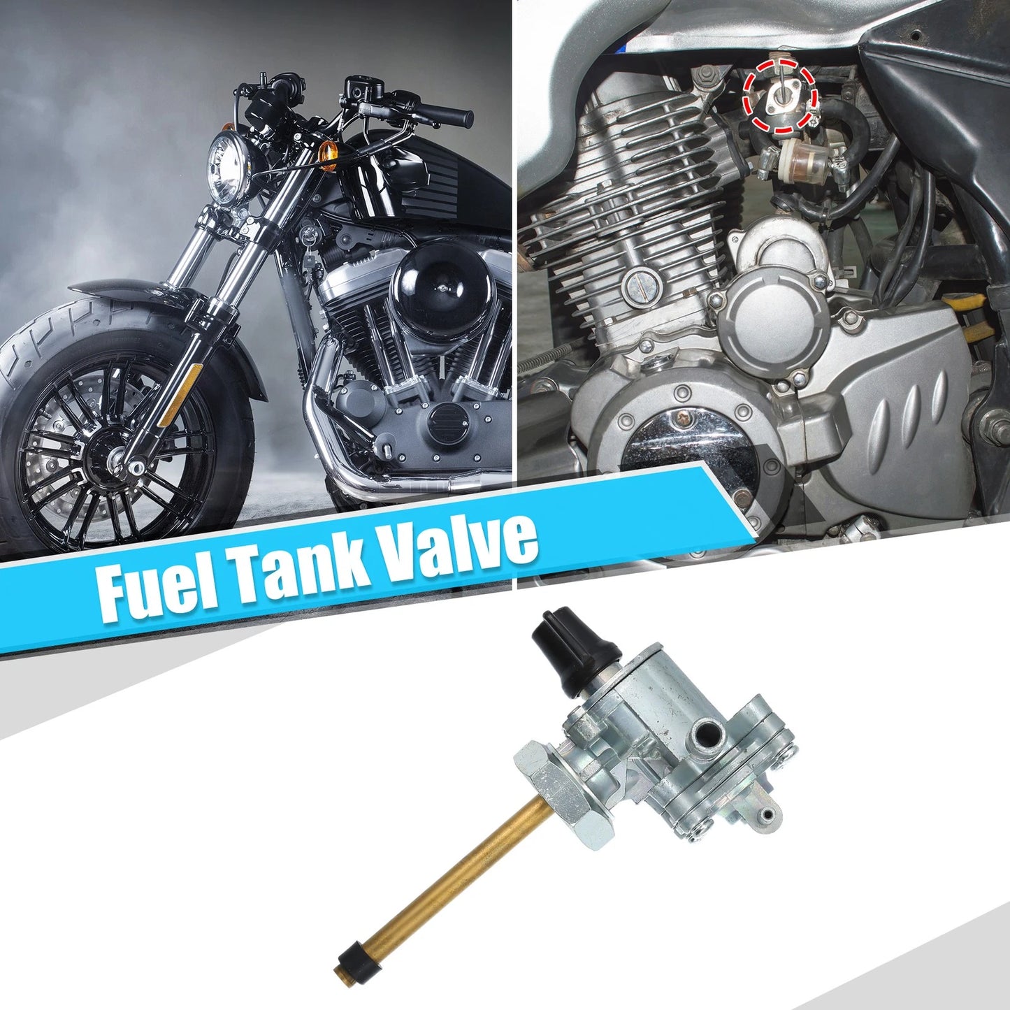 Petcock Fuel Valve Gas Tank Switch for HONDA CB500 (1993–2003)