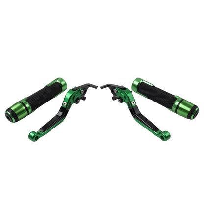 Extendable Brake Clutch Levers & Handlebar Grips for Kawasaki ZX6R/636