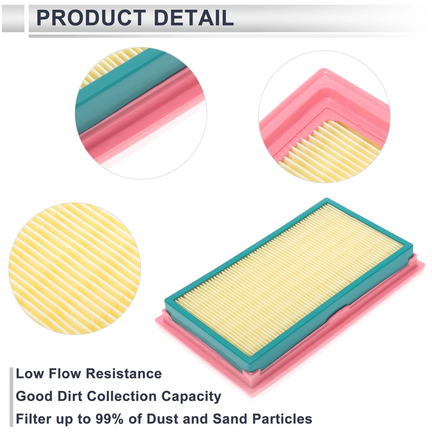 Engine Air Filter for Nissan Cube (2009-2014) 1 Pcs Long Life