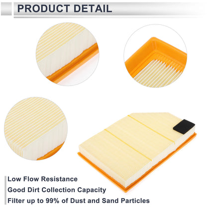 Engine Air Filter for Volvo S80 4.4L V8 (2007-2010) 1 Pcs