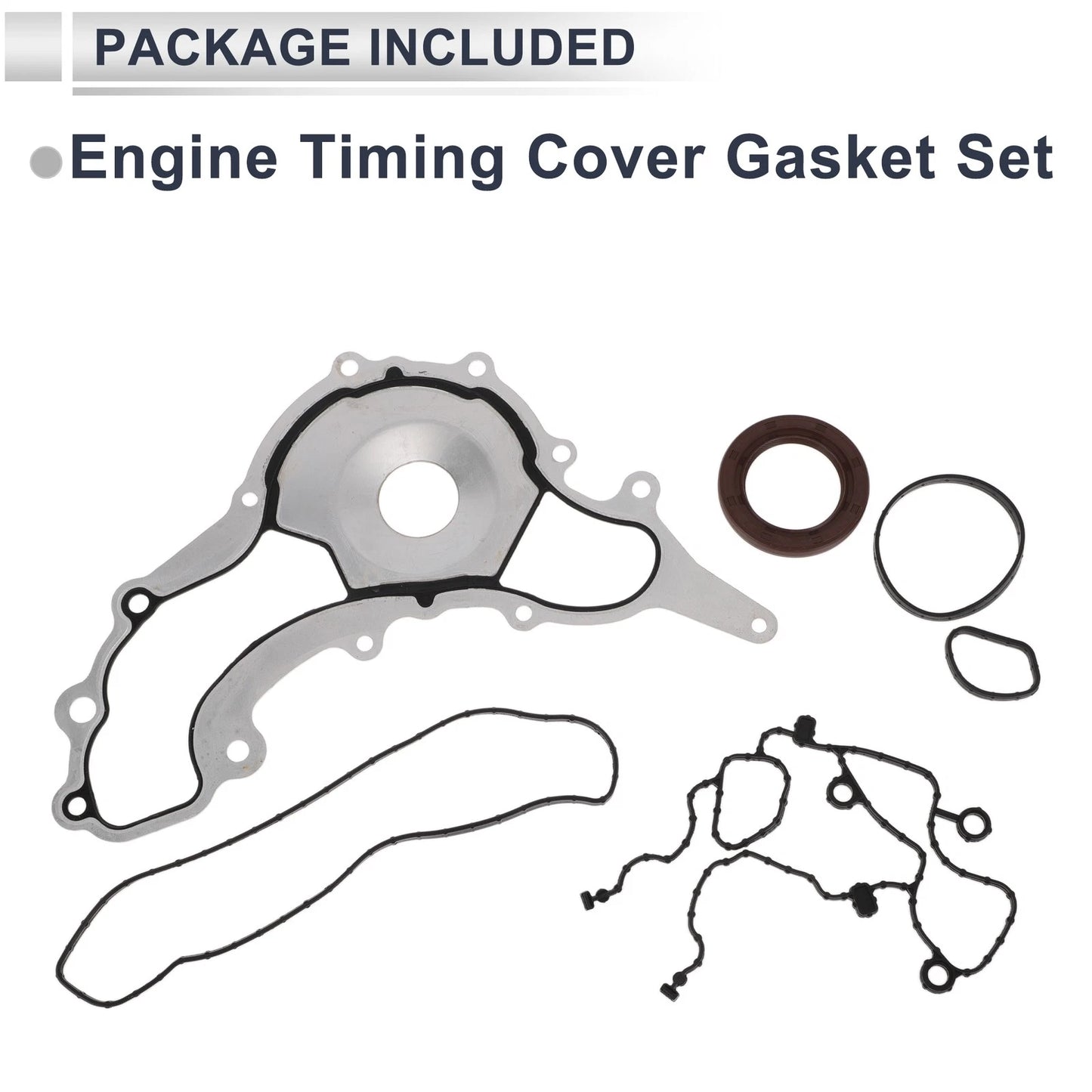 Engine Timing Cover Gasket Set for Dodge Challenger 2011-2016 3.6L 3.2L