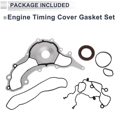 Engine Timing Cover Gasket Set for Dodge Challenger 2011-2016 3.6L 3.2L