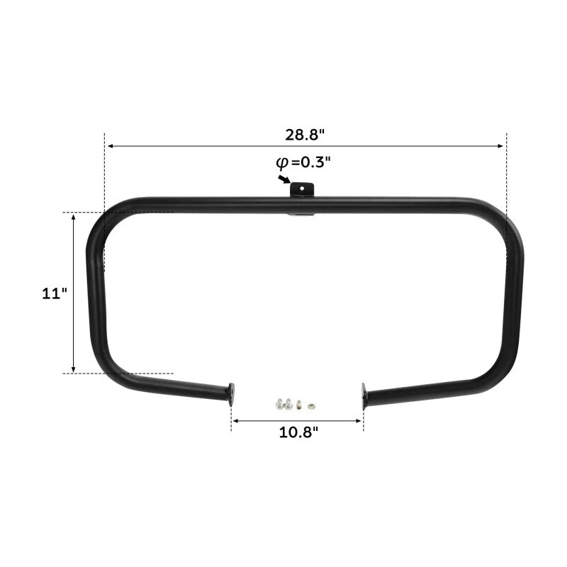 Engine Guard Highway Bar Footpegs Pegs Mount for Harley Touring (1997 - 2008)