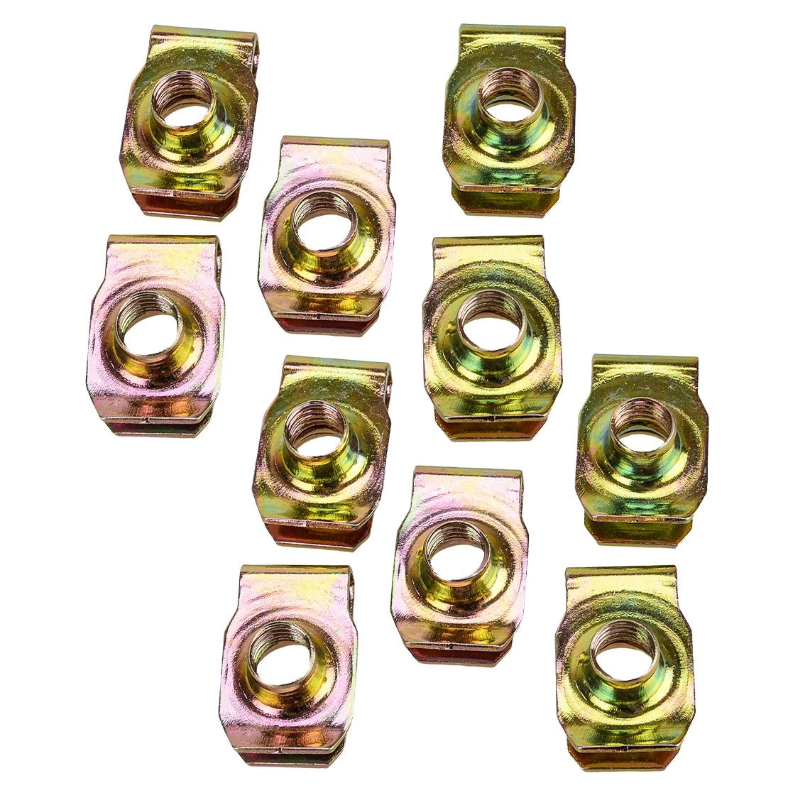 50x M8 Thread Spire Speed Clip U Nut Fasteners for Motorcycle Panels