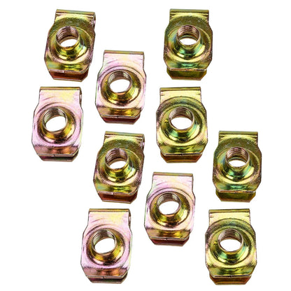 50x M8 Thread Spire Speed Clip U Nut Fasteners for Motorcycle Panels