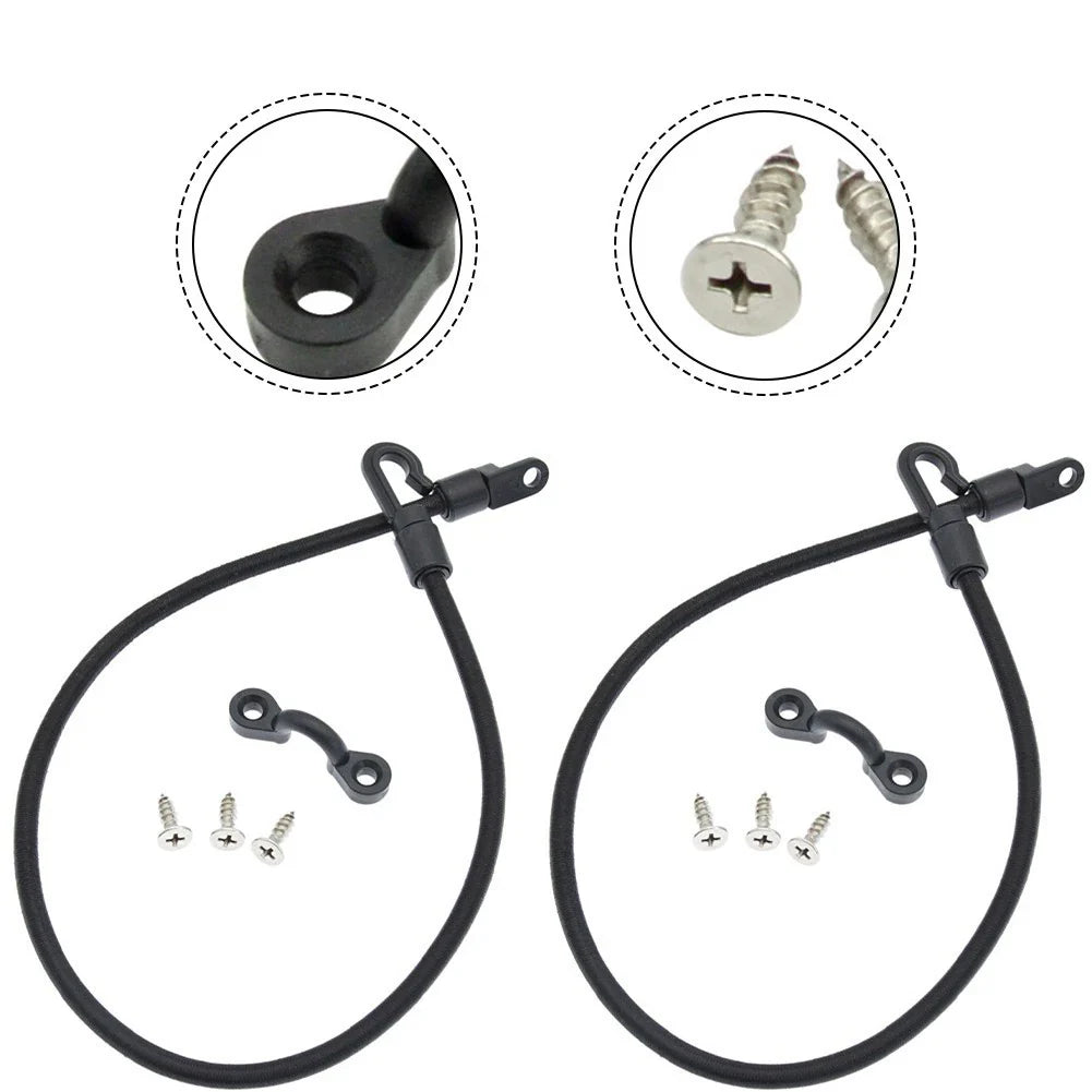 2pcs Anti-Lost Elastic Hook Rope for Fishing Rods, Kayak, Water Boat