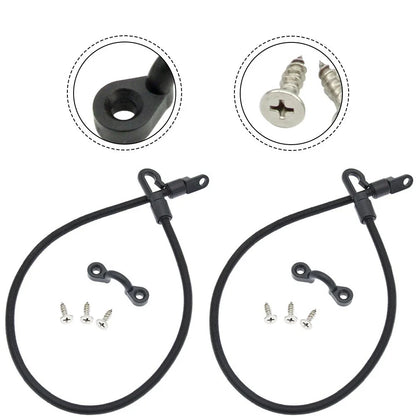 2pcs Anti-Lost Elastic Hook Rope for Fishing Rods, Kayak, Water Boat