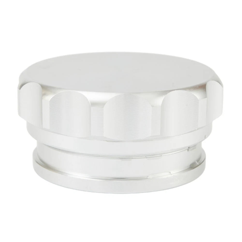 2 x 50.8mm Aluminium Weld On Filler Neck And Cap Water Tank Sliver
