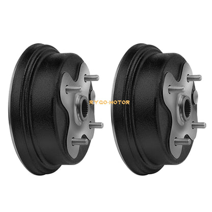 2 x Front/Rear Wheel Brake Drum Hub for Yamaha Timberwolf 250 YFB250FW