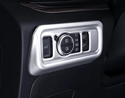 ABS Chrome Headlight Adjustment Frame Cover Trim for Ford Explorer (2020-2023)