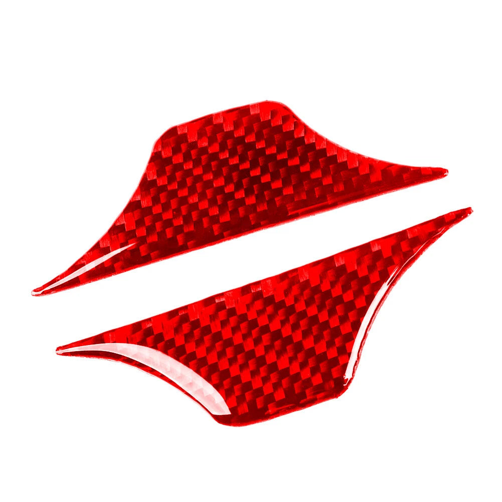 Carbon Fiber Red Water Cup Holder Cover Trim for Hyundai Veloster JS (2019-2023)