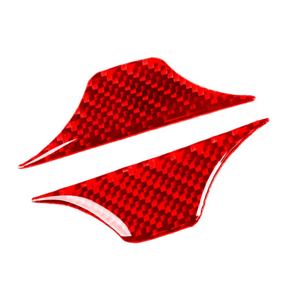 Carbon Fiber Red Water Cup Holder Cover Trim for Hyundai Veloster JS (2019-2023)