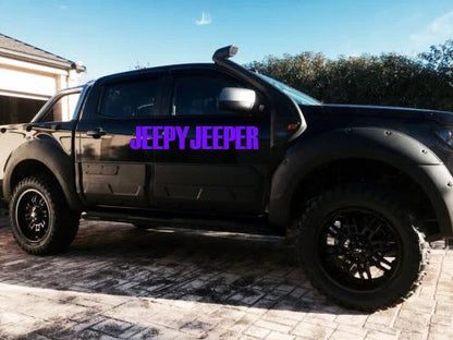 Matte Black Body Cladding for Ford Ranger PX PX2 Double Cab (2012-2018)
