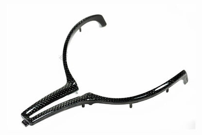 Carbon Fiber Steering Wheel Cover for BMW M2 M3 M4 M5 M6 X5M X6M (2014-2023)