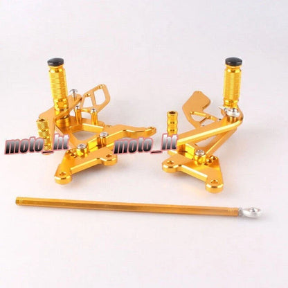 CNC Rearsets Footpegs for Yamaha YZF R6 (2003-2005) Black