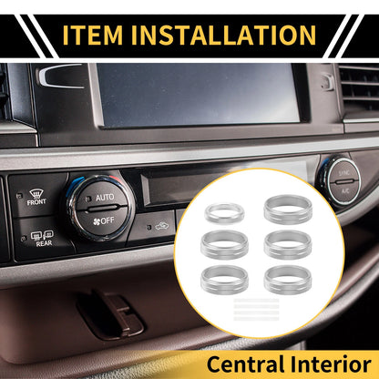 Air Conditioner Switch Knob Cover Ring for Ford F-150 (2015-2023)