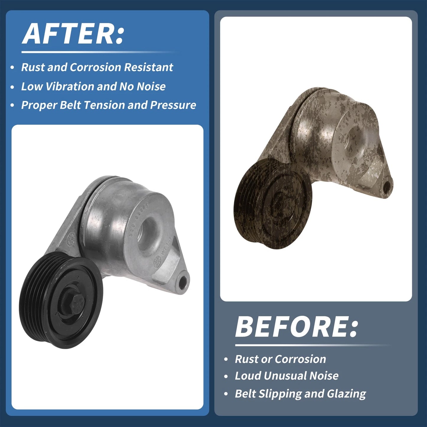 Belt Tensioner for Kia Sportage (2004-2010) - Metal 1 Pc