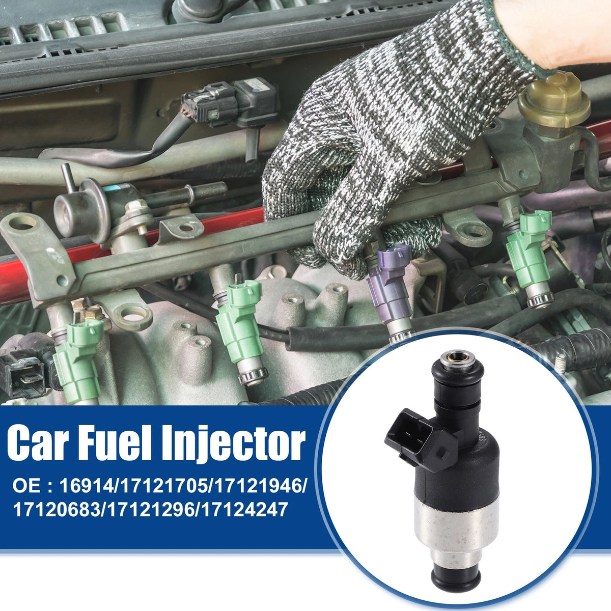 8 Pcs 3.8L Fuel Injector Nozzle Replacement for Chevrolet Lumina APV