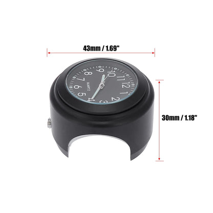Handlebar Mount / 22-25mm 7/8" to 1" / Watch Dial Clock for Motorcycle