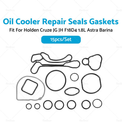 Oil Cooler Seals Gaskets for Holden Cruze JG JH Astra Barina (2010-2016)