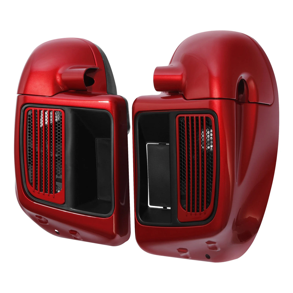 Lower Vented Fairings for Harley Touring (2014-2023) Wicked Red/Twisted Cherry