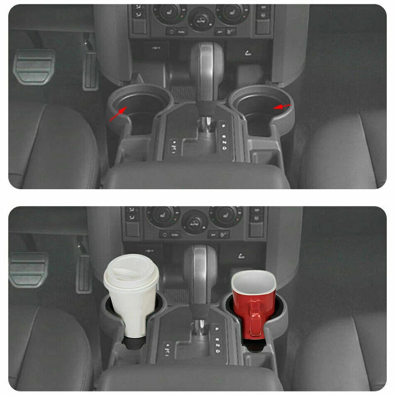 Front Cup Holder Insert for Land Rover LR2 LR3 LR4 Range Rover Sport (2007-2013)
