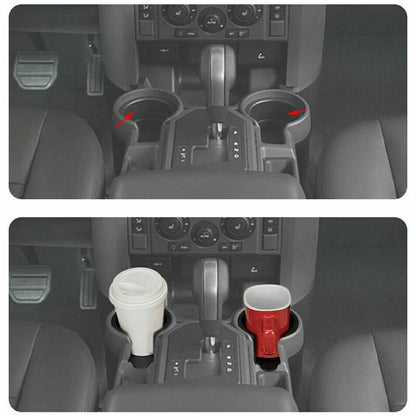 Front Cup Holder Insert for Land Rover LR2 LR3 LR4 Range Rover Sport (2007-2013)