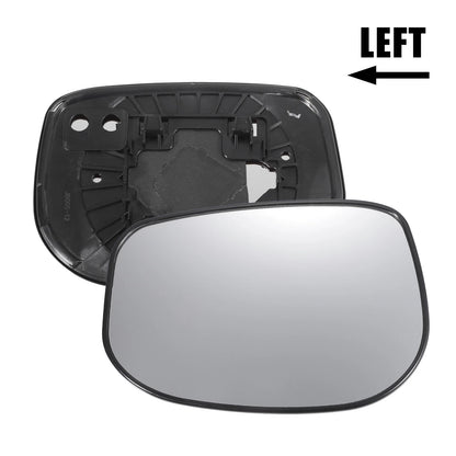 Left Side White Mirror Glass w/ Back Non-heated for Honda Fit Jazz (09-13)