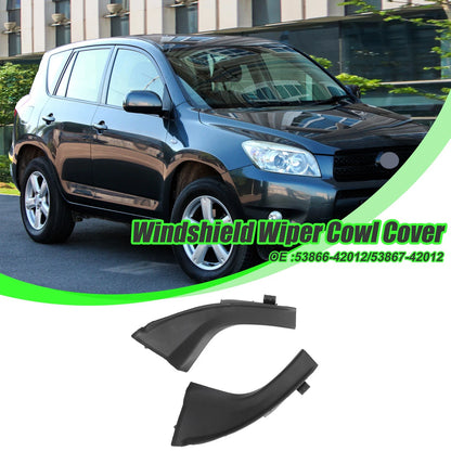 Pair Front Left Right Cowl Extension Trim Cover for Toyota RAV4 (2006–2012)