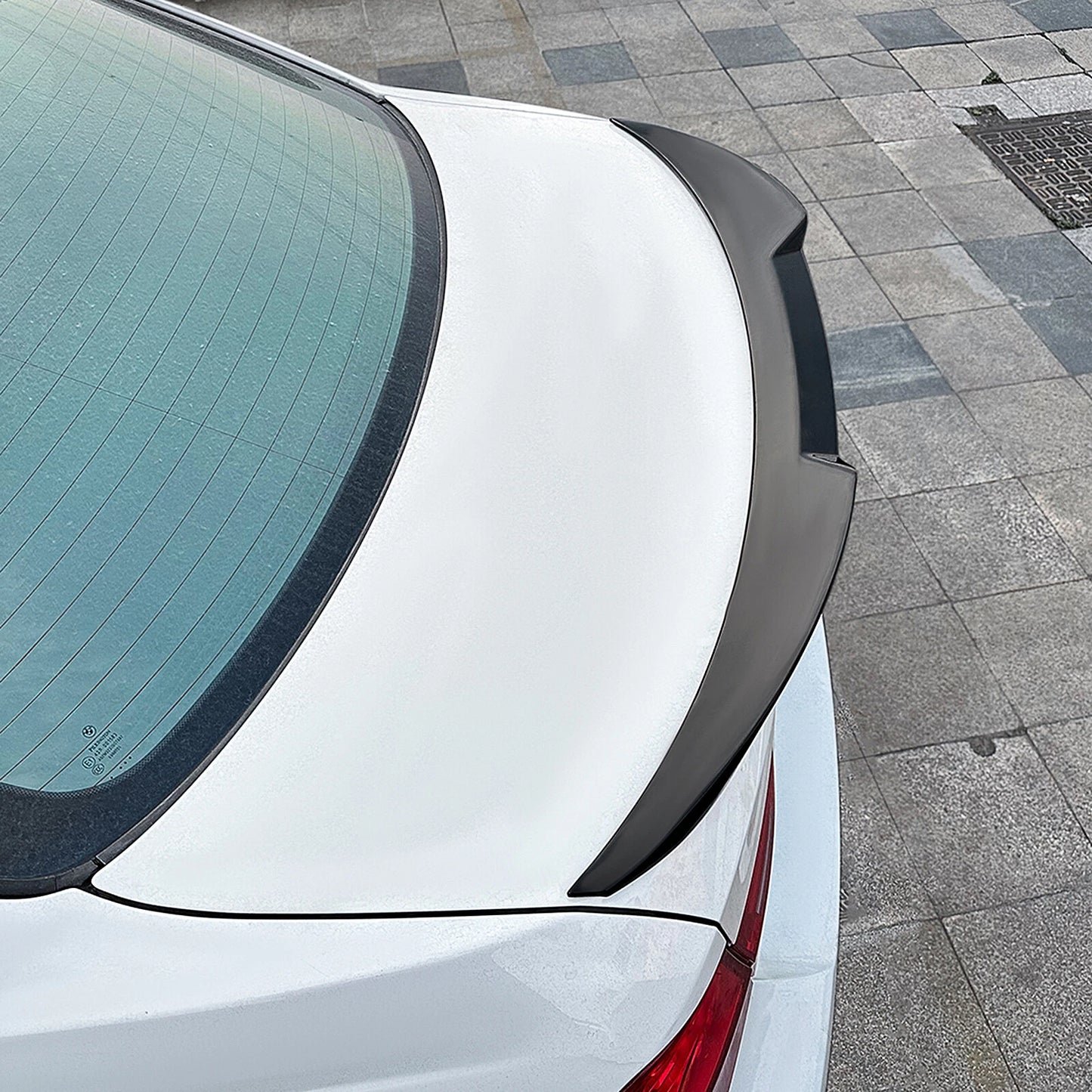 Gloss Black Rear Boot Spoiler Lip for BMW 3 Series E90 M3 (2005-2012)
